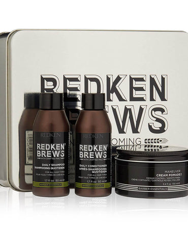 Redken Brews Smooth It Out Polished Finish Grooming Kit For Men